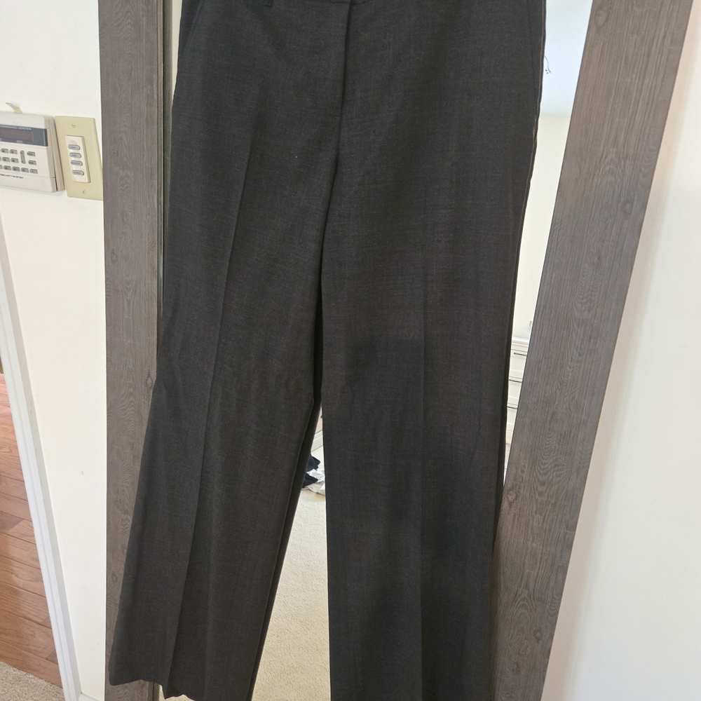 Tory Burch Charcoal Gray Wide-Leg Dress Pants – Size 10